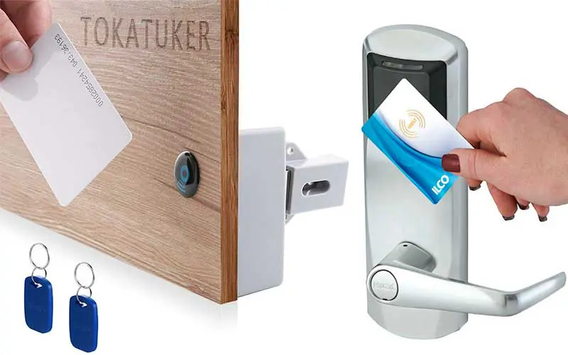Wicket Gate Lock / Automation rfid locks for cabinets drawers and doors