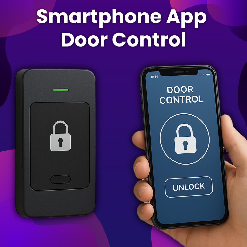smartphone app door control 01