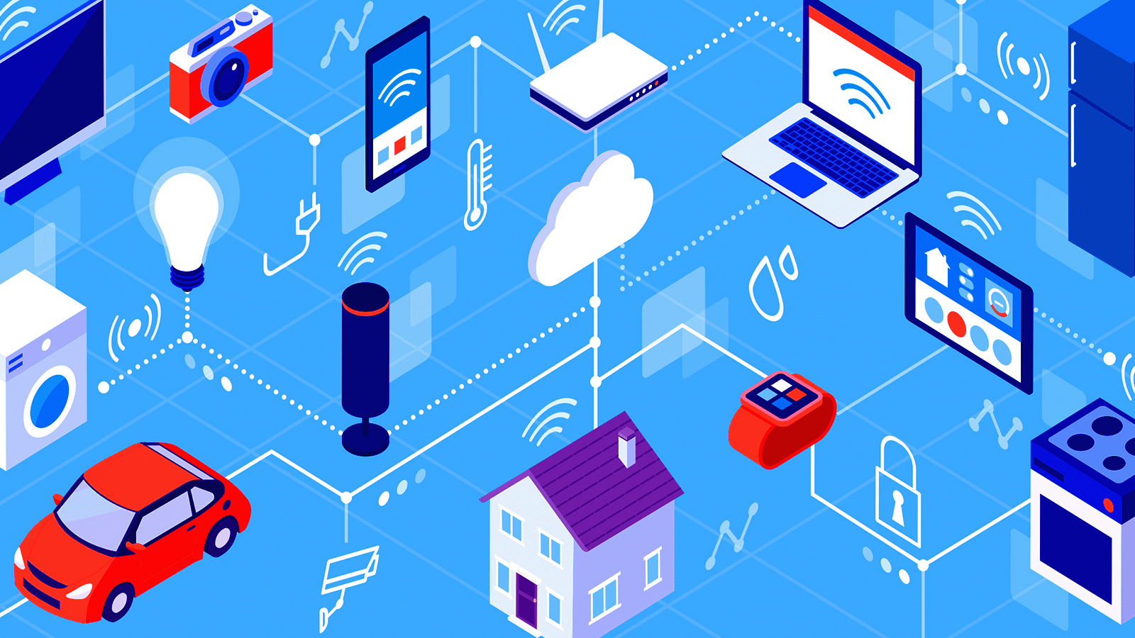 Networking connected devices internet of things iot devices
